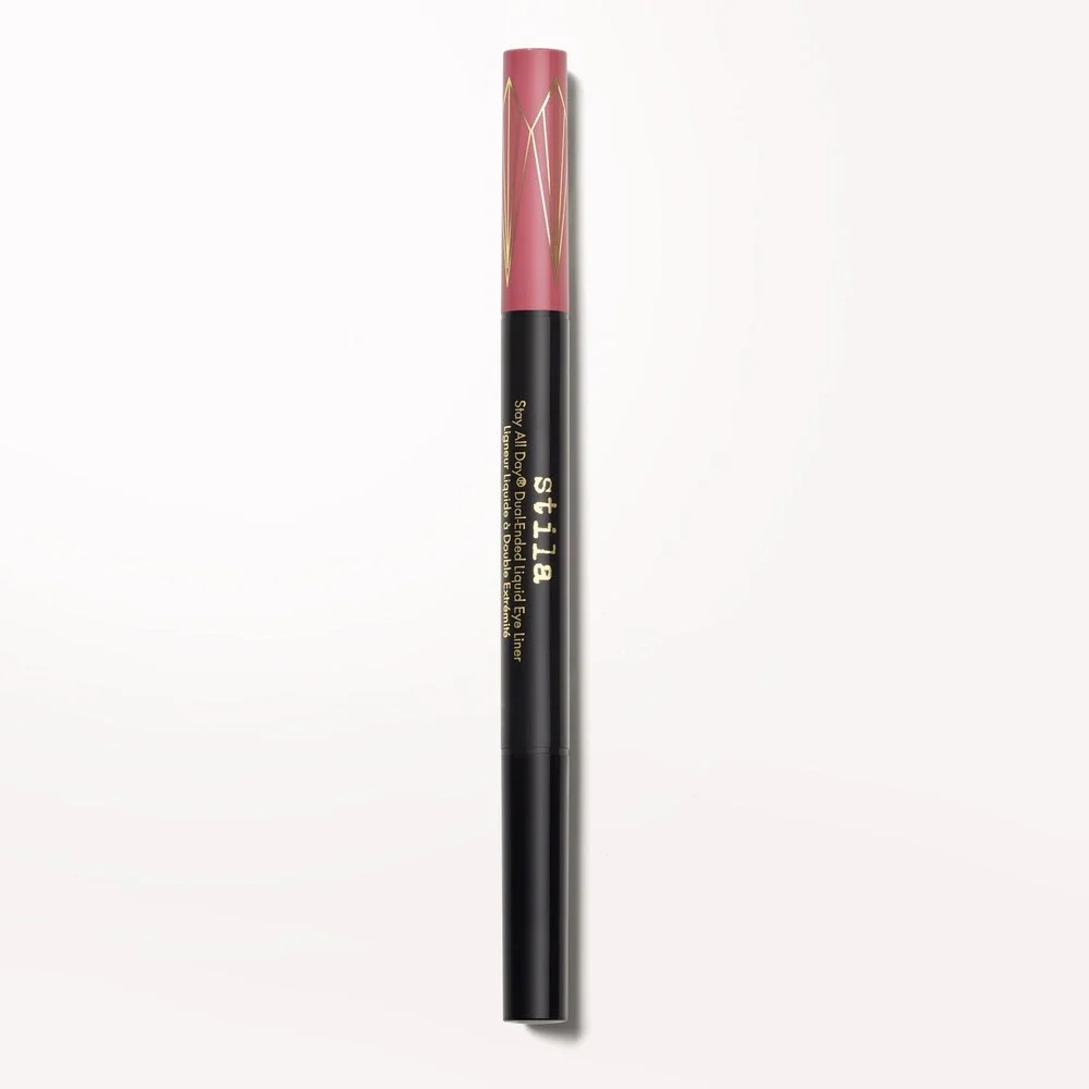 NEW Stila Stay All Day Dual-Ended Liquid Eye Liner Intense Black Rum Punch